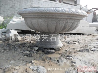 匠心傳承，石韻生輝 曲陽(yáng)縣俊藝石材精雕大理石花盆，打造庭院藝術(shù)